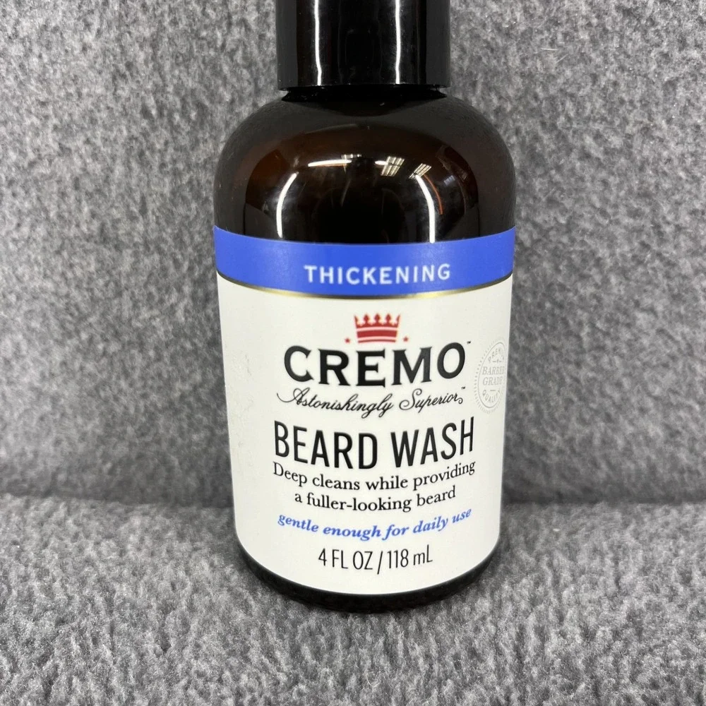 4x‎ CREMO Thickening Beard Wash Astonishingly Superior 4 oz each